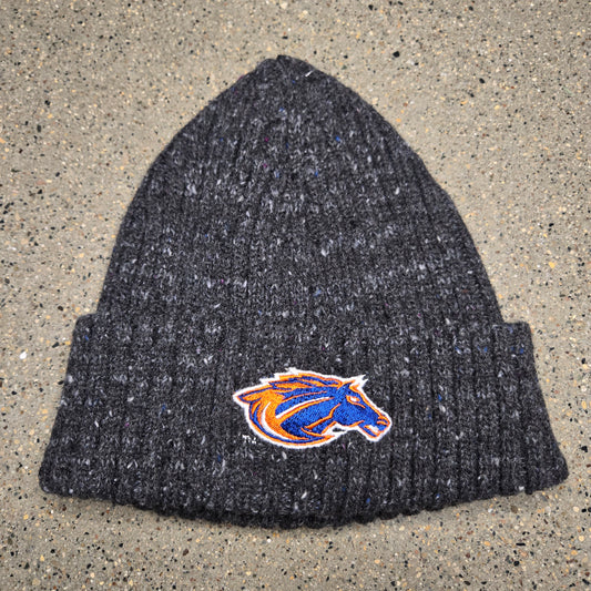 Mustangs Charcoal Richardson Merino Wool Blend Beanie 1123