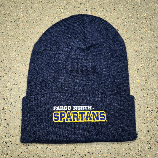 Spartans Heather Navy Beanie W/ Cuff