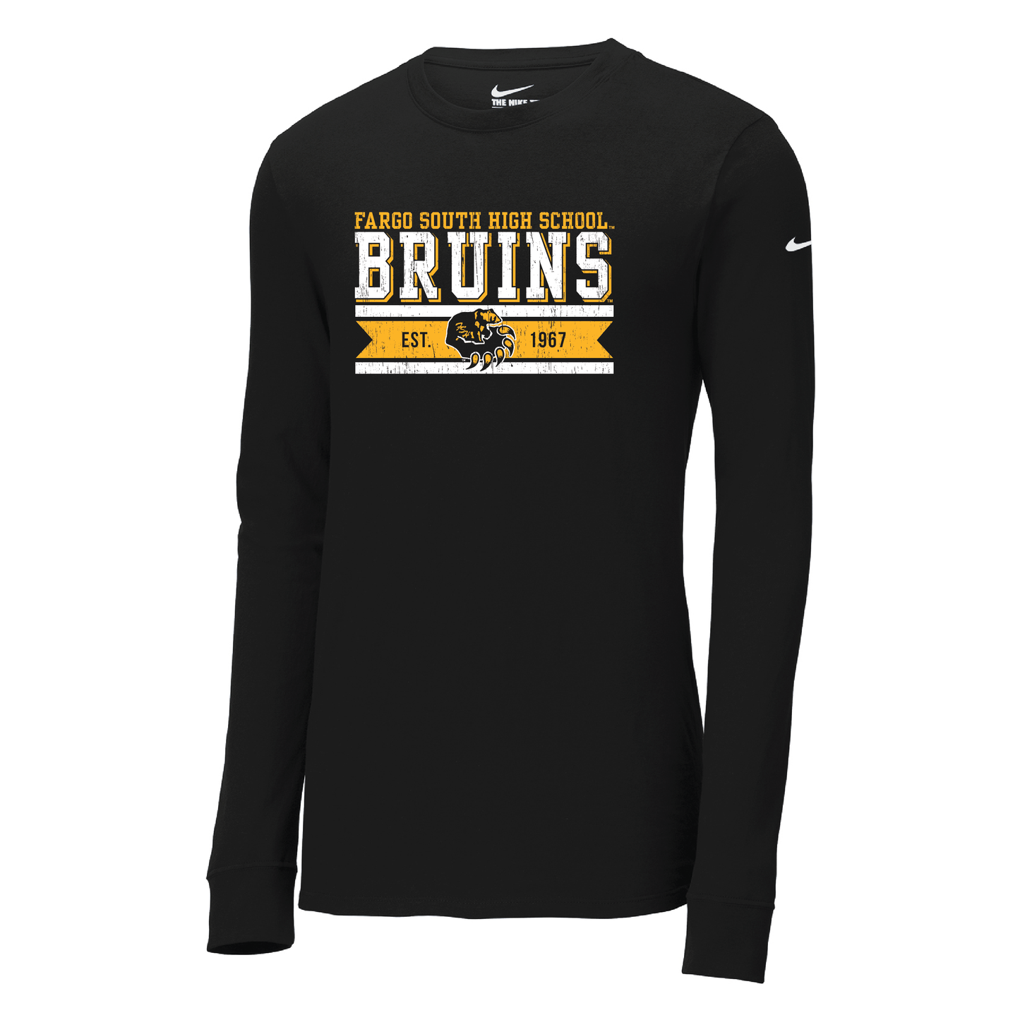 Bruins Nike Dri-FIT Cotton/Poly Long Sleeve Tee (NKBQ5230)