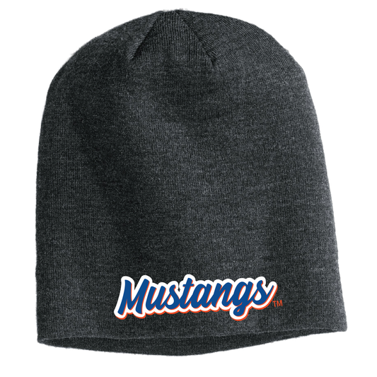 Mustangs Phin Charcoal Heather Slouch Beanie