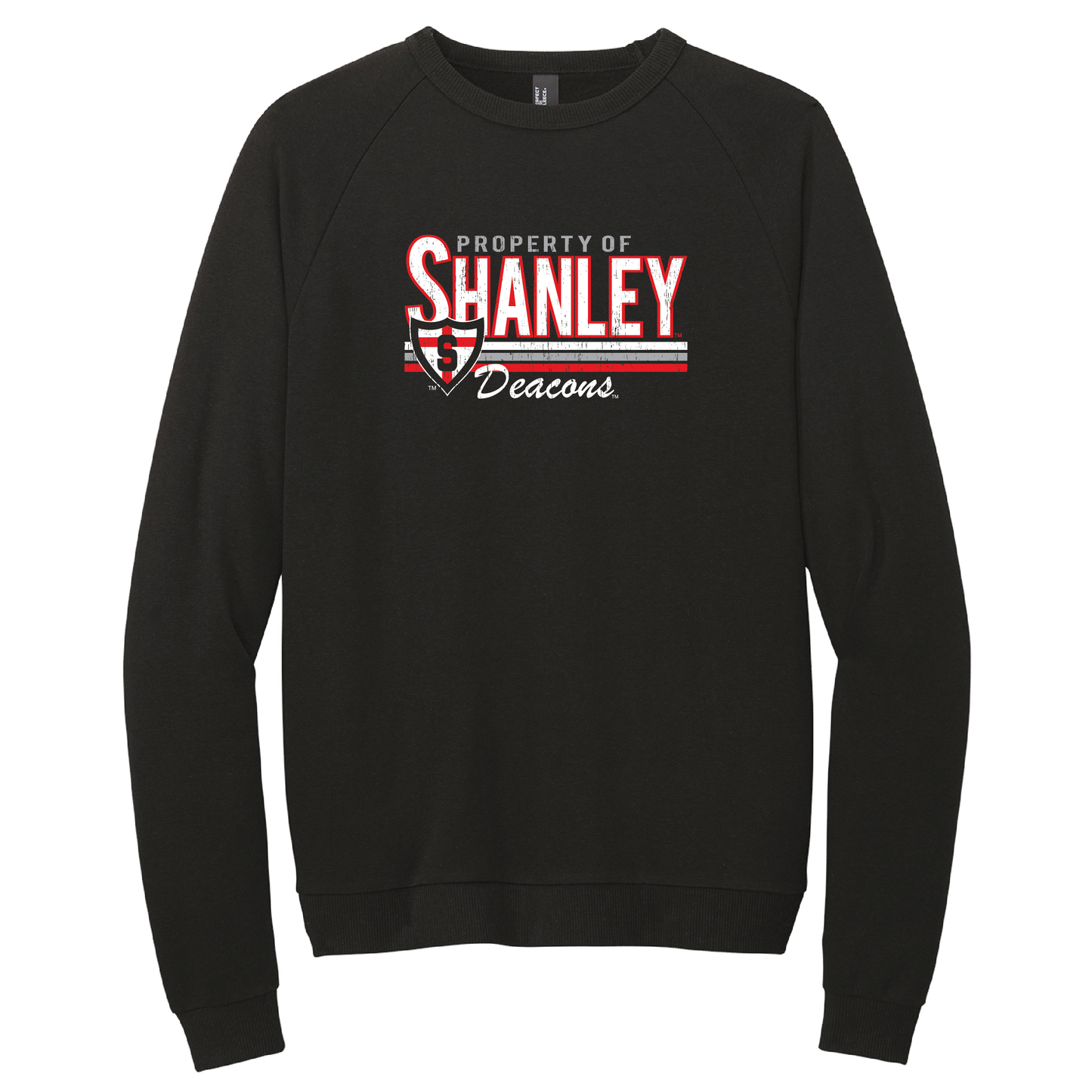 Shanley District® Perfect Tri® Fleece Crewneck Sweatshirt (DT1304)