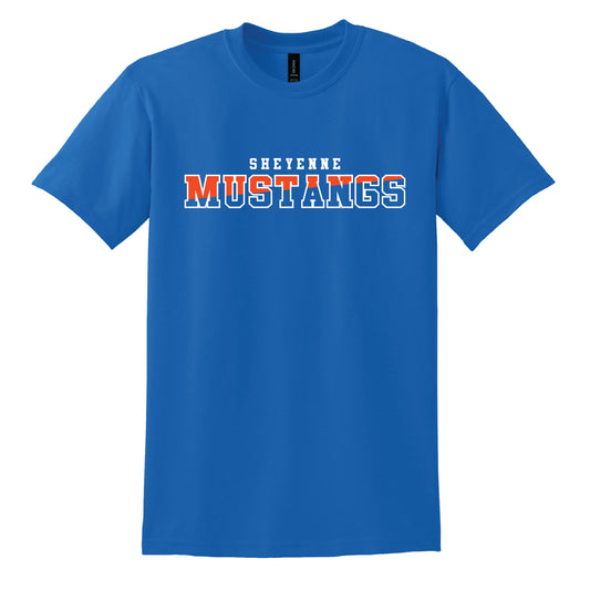 MUSTANGS CORE COTTON  S/S TEE 1024