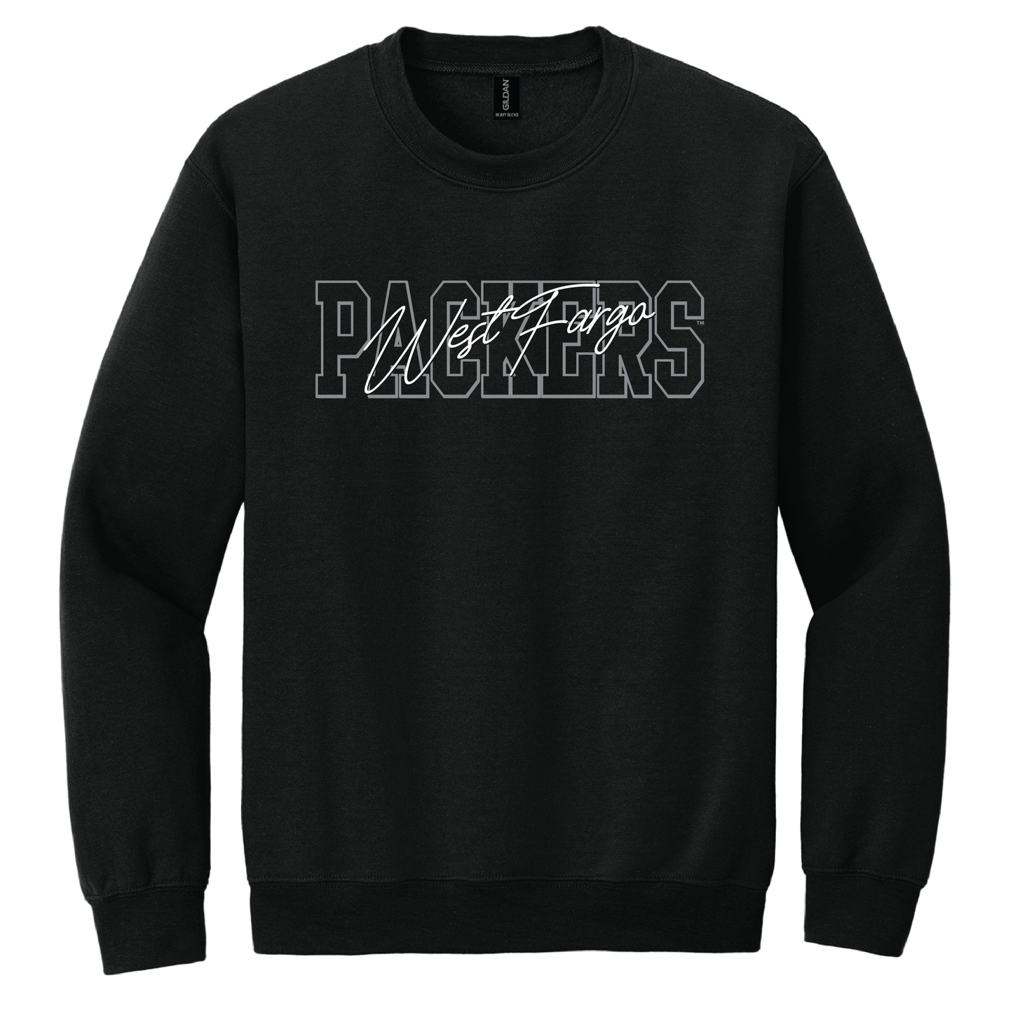 Packers Gildan® Heavy Blend™ Crewneck Sweatshirt (18000)