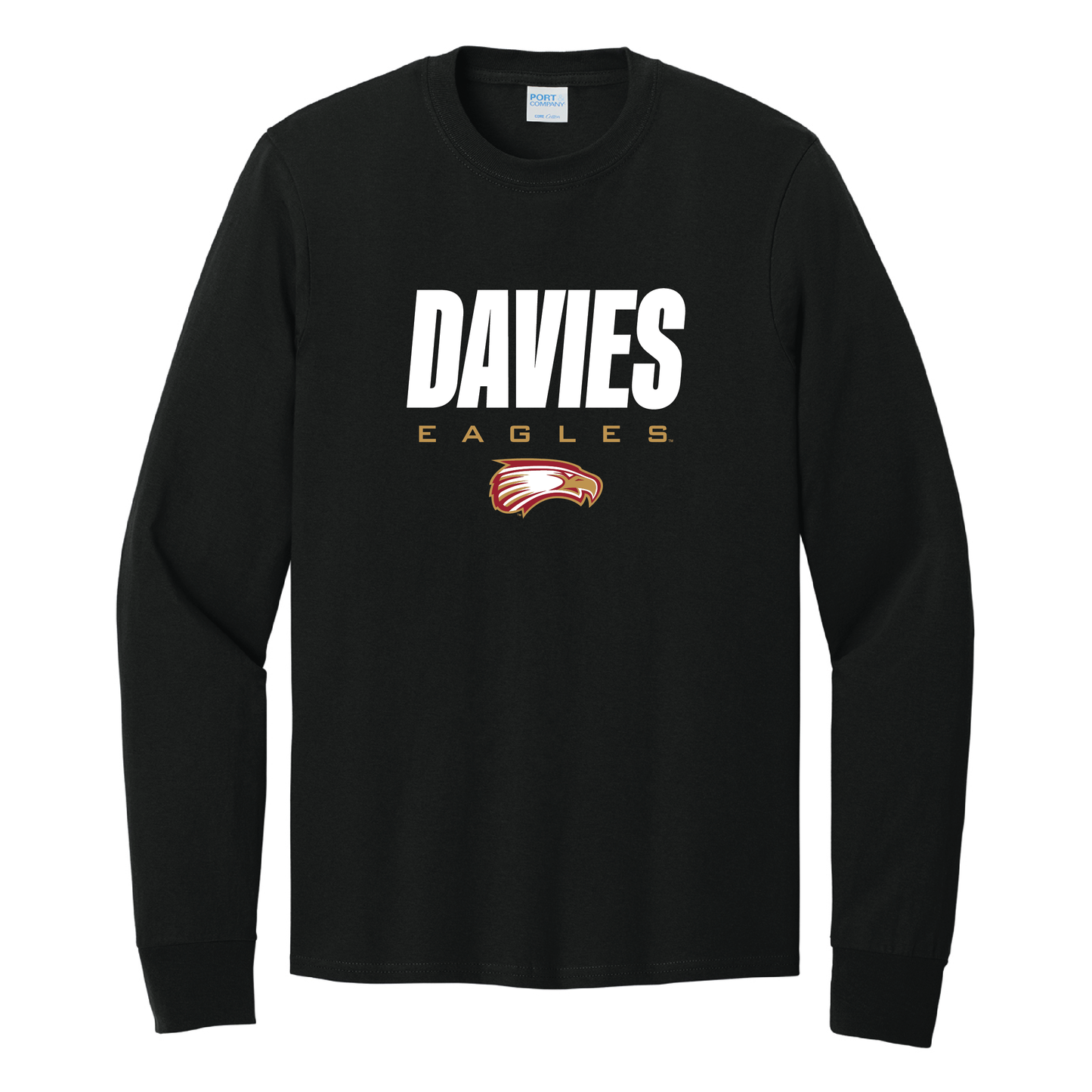 Eagles Port & Co™ Long Sleeve Core Cotton Tee (PC54LS)