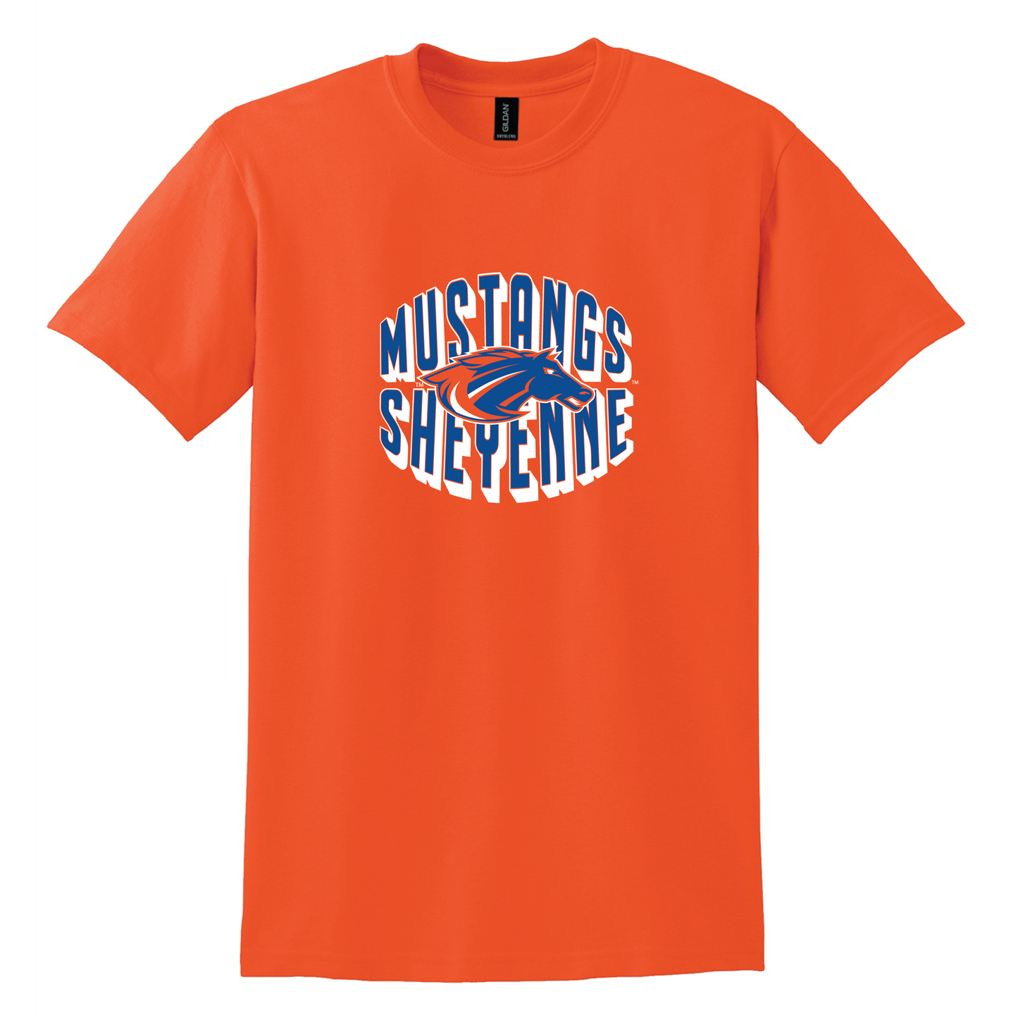 Mustangs Gildan® DryBlend® 50 Cotton/50 Poly T-Shirt (8000)