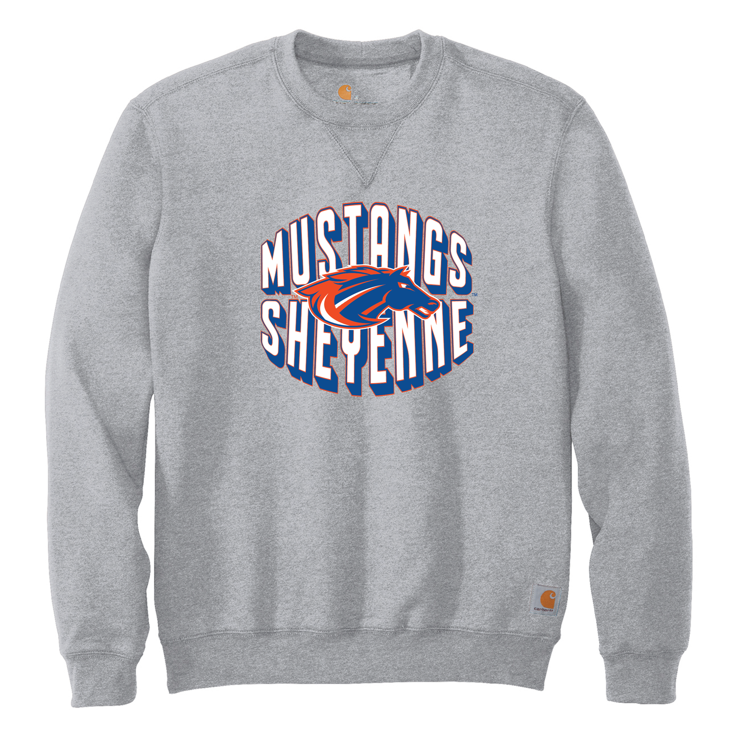 Mustangs Carhartt® Midweight Crewneck Sweatshirt (CTK124)