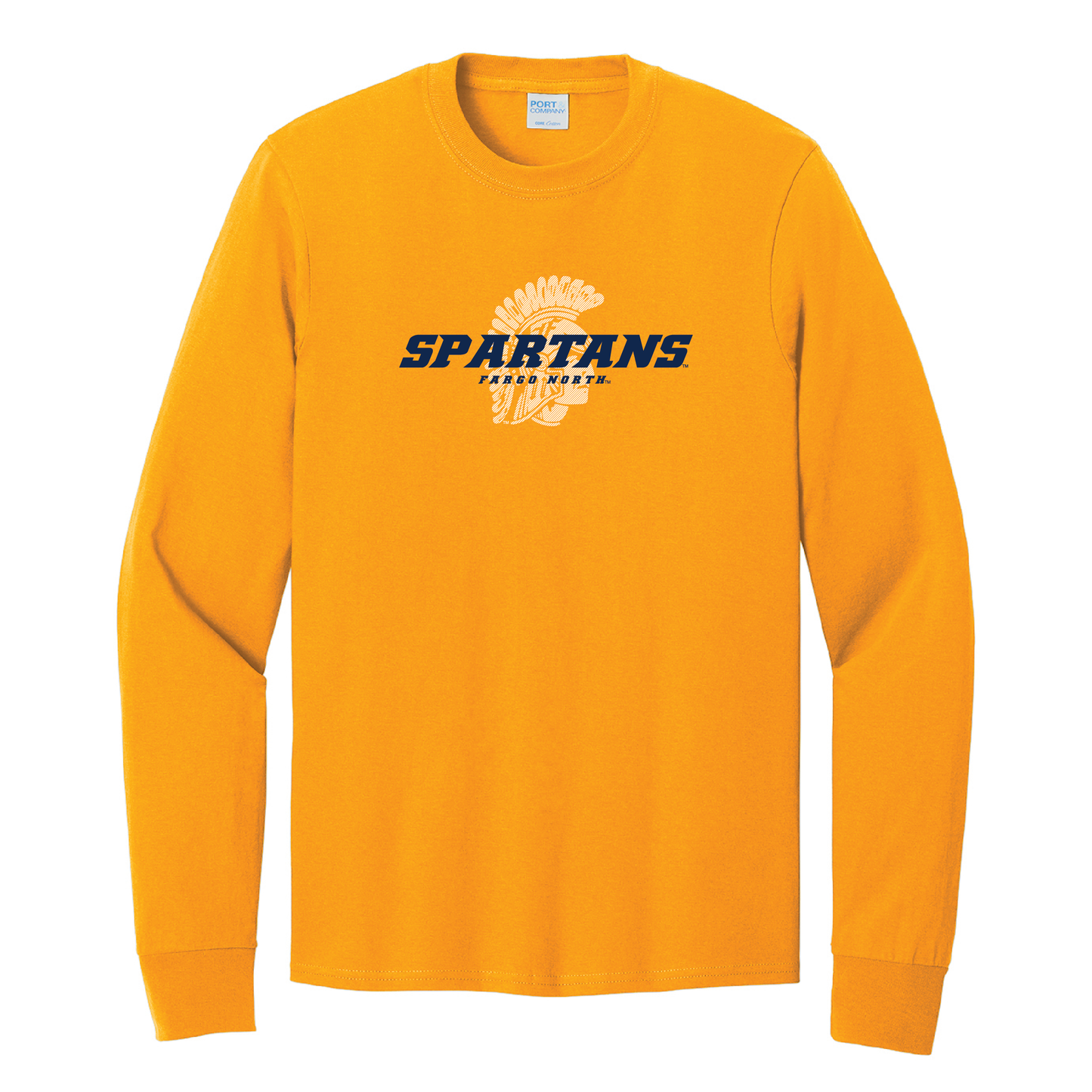 Spartans Port & Co™ Long Sleeve Core Cotton Tee (PC54LS)