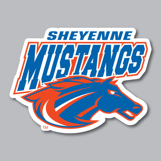 MUSTANGS WINDOW STICKER 1124