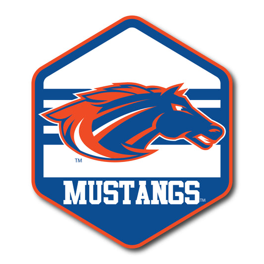 MUSTANGS BADGE STICKER 1224