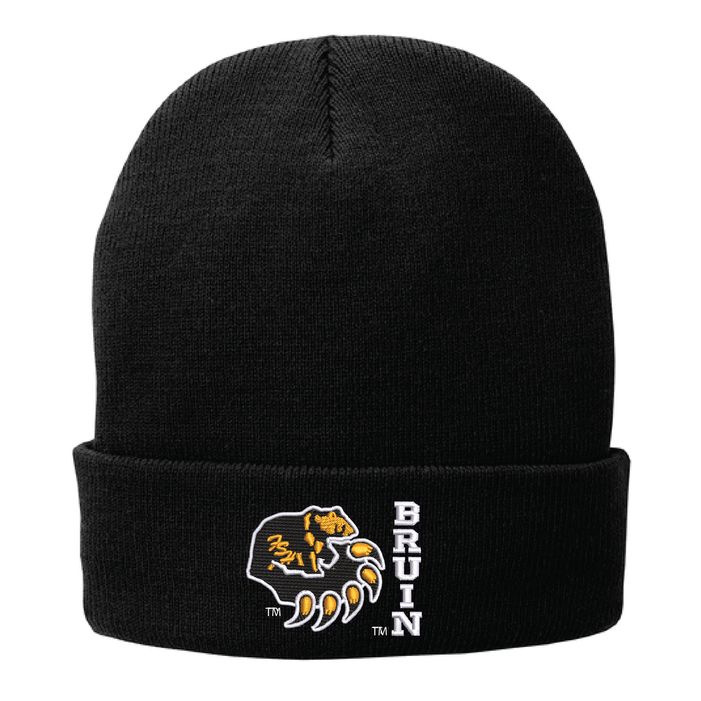 Bruins Black Port Authority® Fleece-Lined Knit Cap (CP90L)