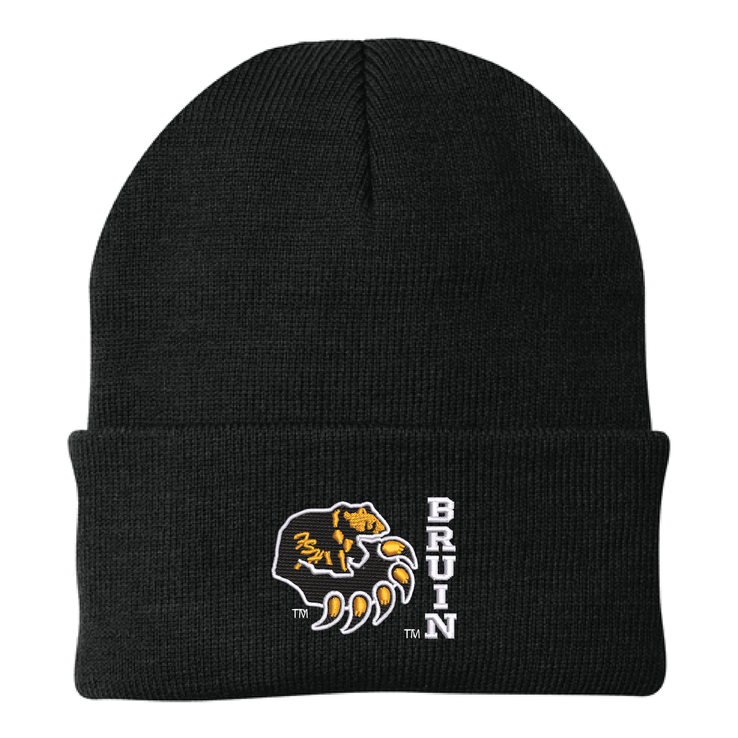 Bruins Black Port Authority® Knit Cap (CP90)