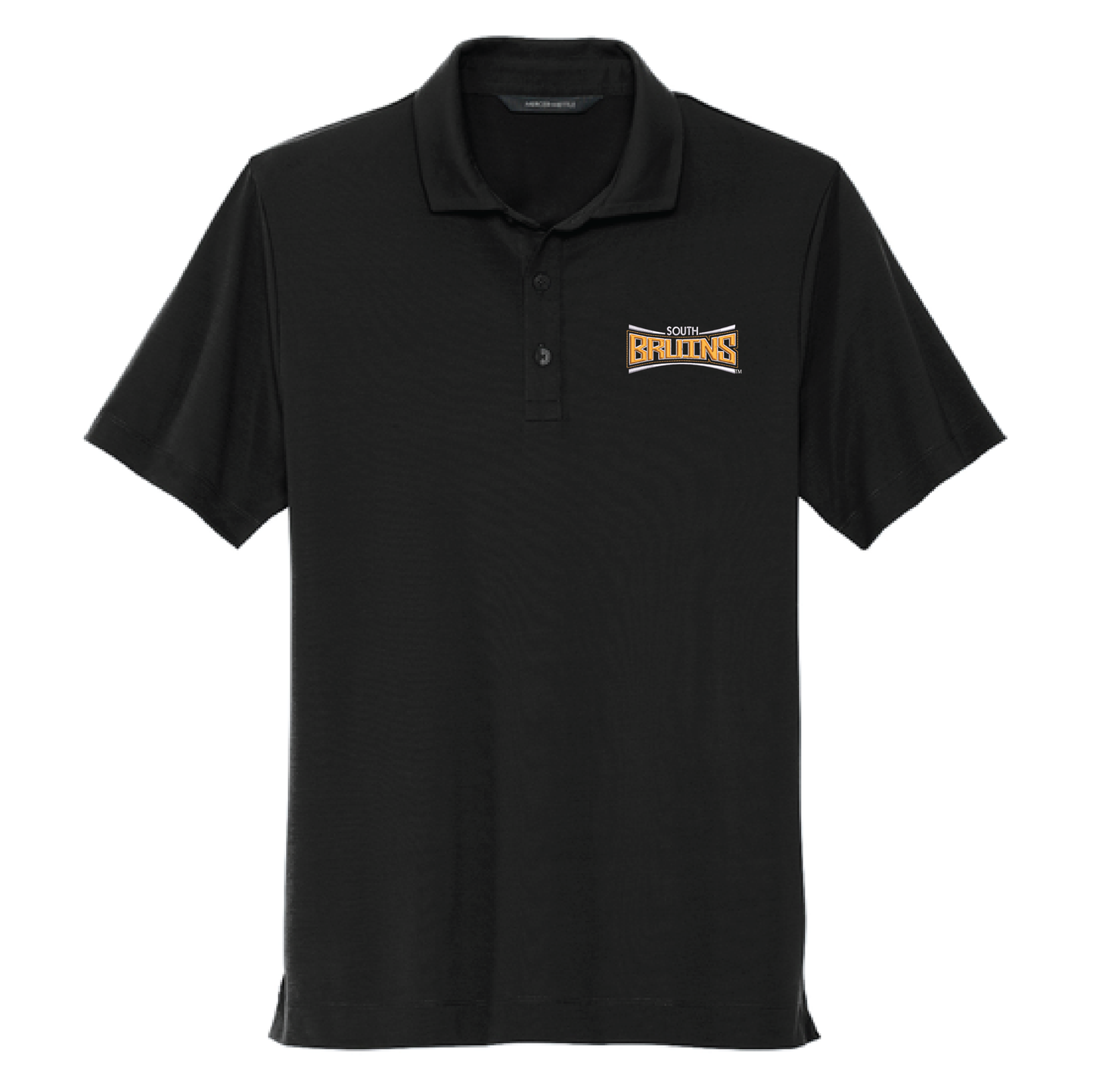 Bruins Black Mercer+Mettle® Stretch Jersey Polo (MM1014)