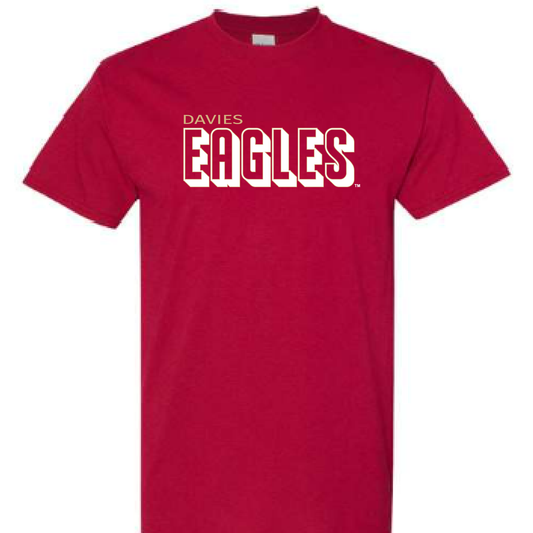 Davies Eagles Red SS Tee