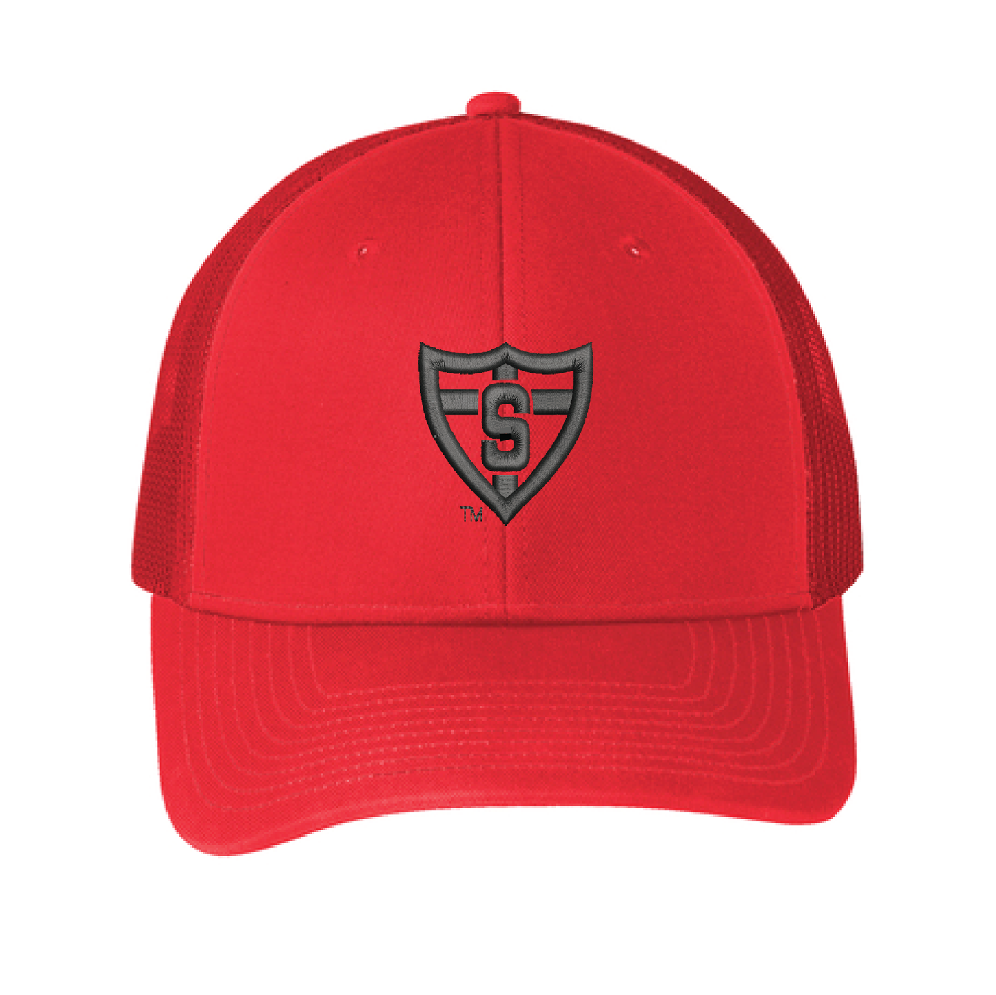 Shanley True Red Port Authority® Snapback Trucker Cap (C402)