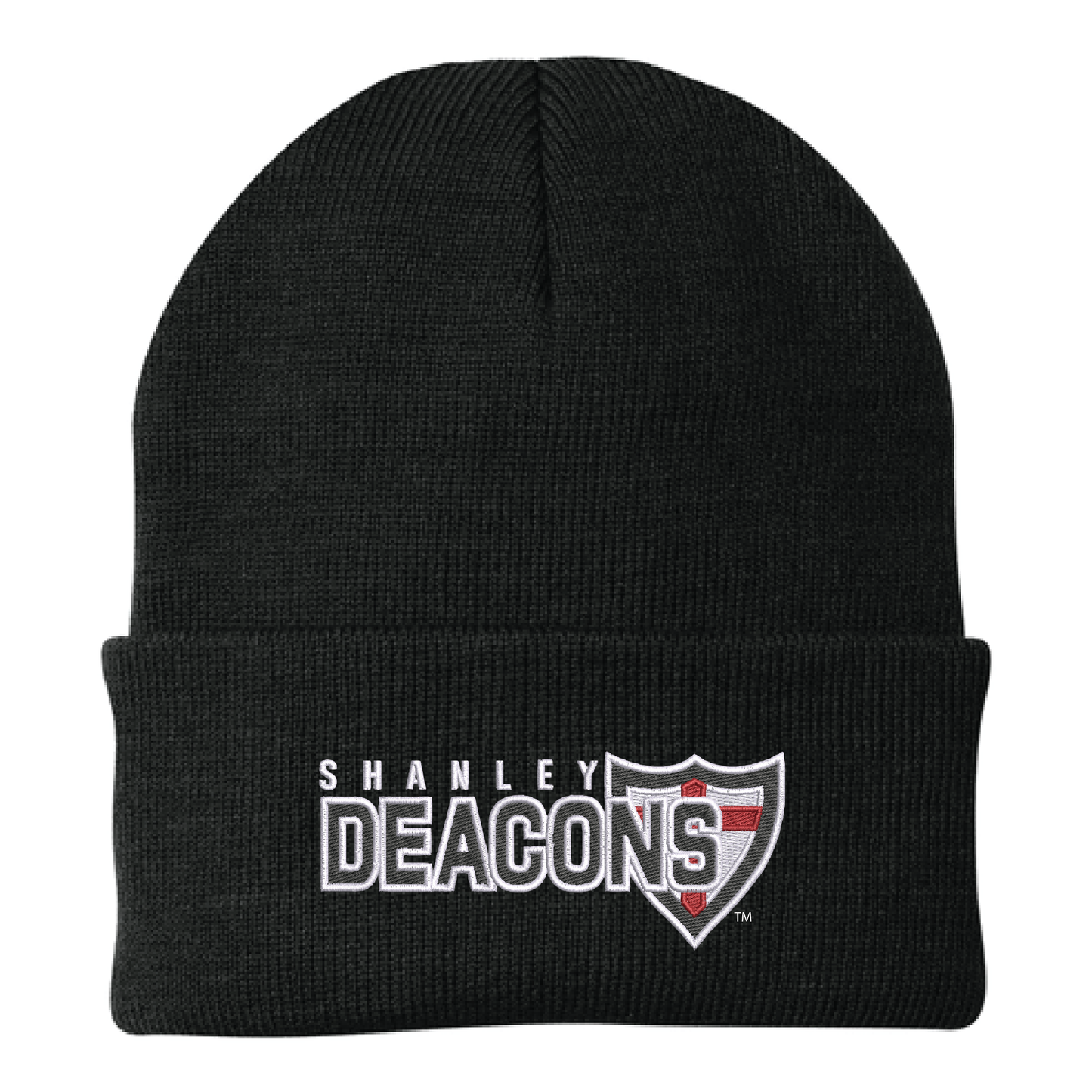 Shanley Black Port Authority® Knit Cap (CP90)