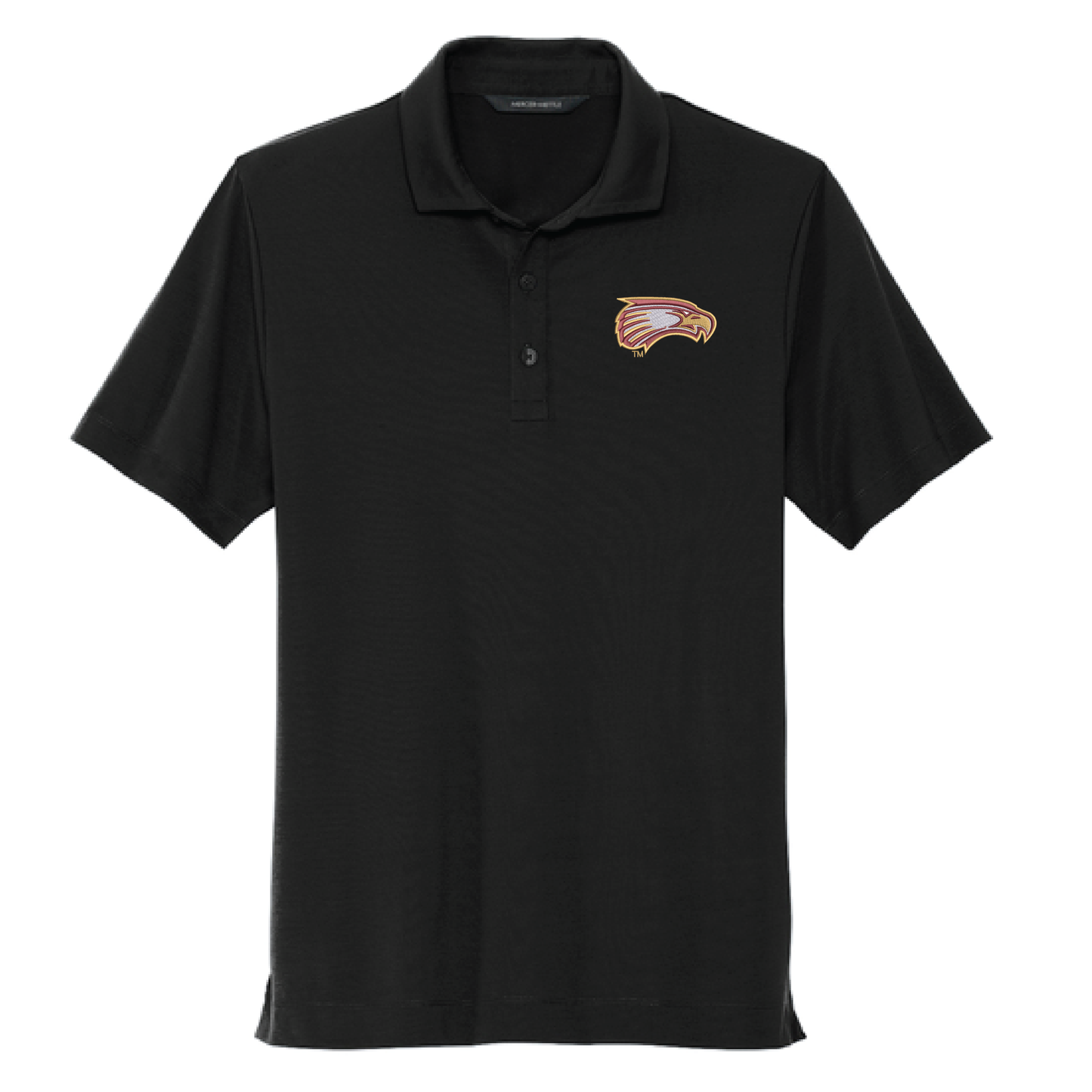 Eagles Black Mercer+Mettle® Stretch Jersey Polo (MM1014)