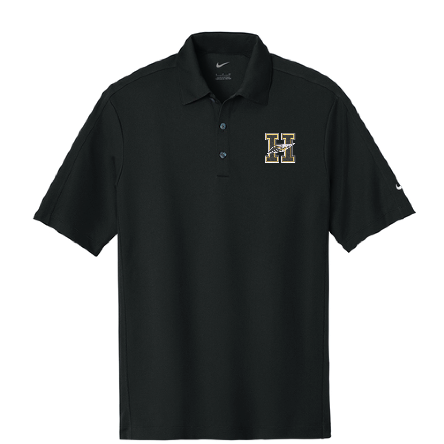 Hawks Black Nike Tech Sport Dri-FIT Polo (266998)