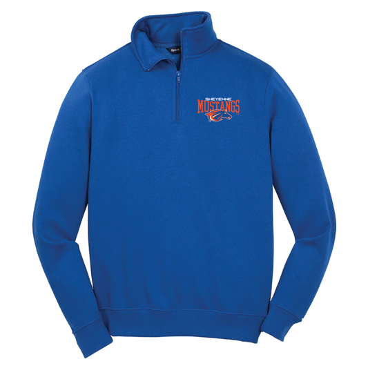 MUSTANGS 1/4 ZIP SWEATSHIRT 0924