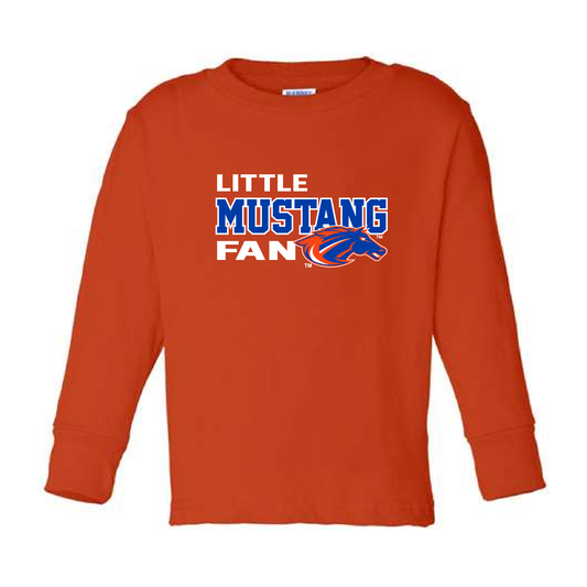 Mustangs Little Orange Toddler RS L/S Jersey T-shirt 1123