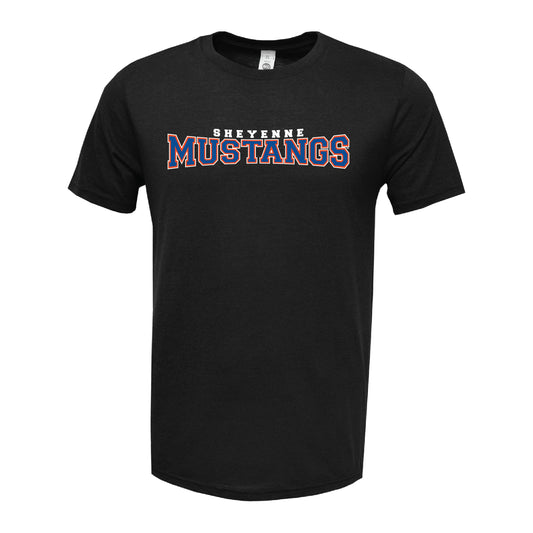 MUSTANGS TRI-BLEND S/S TEE 1024