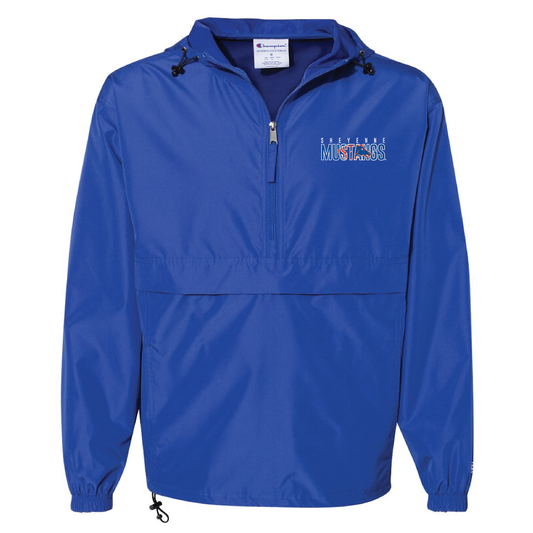 MUSTANGS PACKABLE 1/4 ZIP JKT 0524