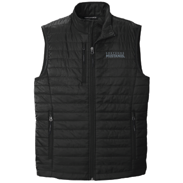 Mustangs Deavy Deep Black PA Puffy Vest