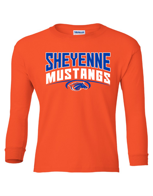 Mustangs Orange LS T DEFINE Youth