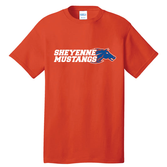 MUSTANGS CORE COTTON S/S TEE 1024