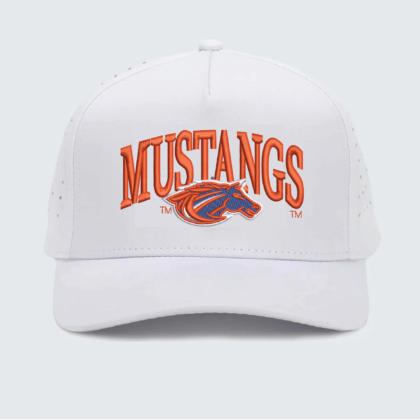 Mustangs White Waggle Cap (WAGGLE OG)