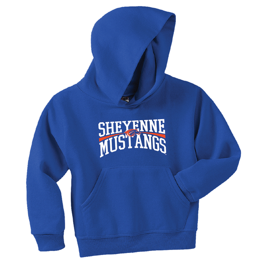 MUSTANGS JERZEES YTH HOODIE