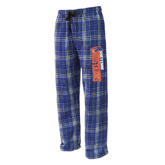 Mustangs PJS Royal /White Flannel Pant 0923