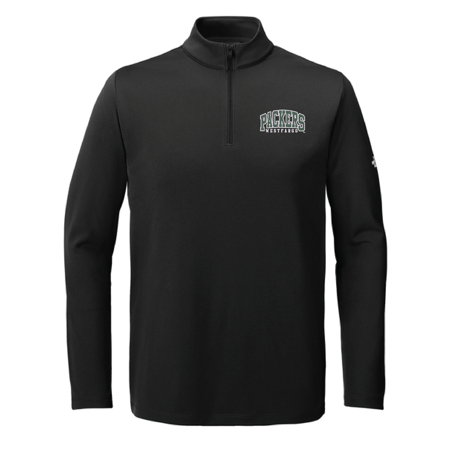 Packers Black The North Face® Ambition 1/4-Zip (NF0A8ENR)
