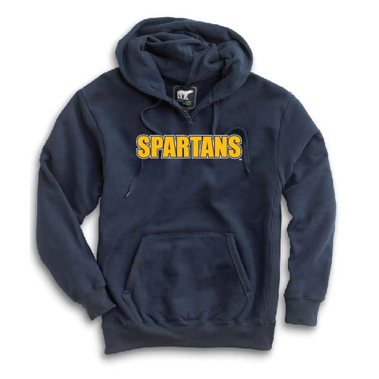 Spartans Navy Heavyweight Hoodie