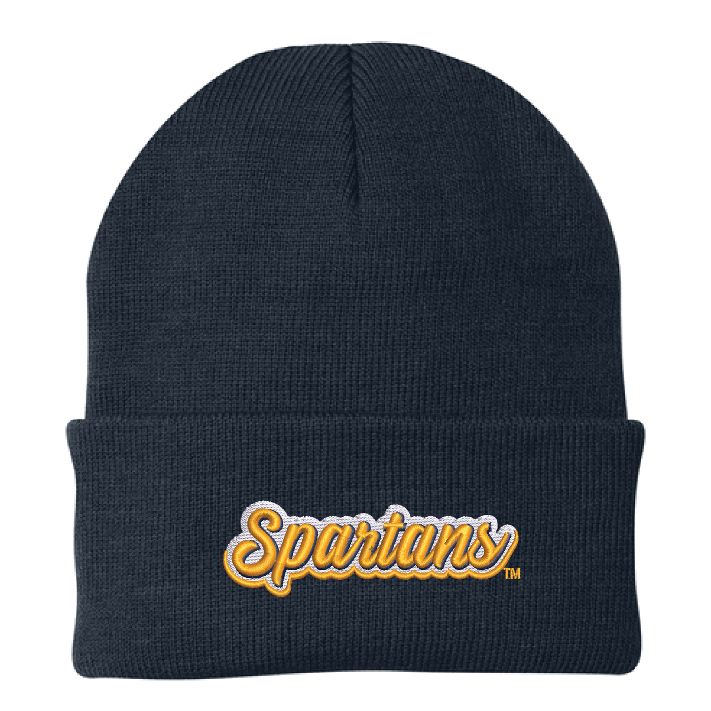 Spartans Navy Port Authority® Knit Cap (CP90)