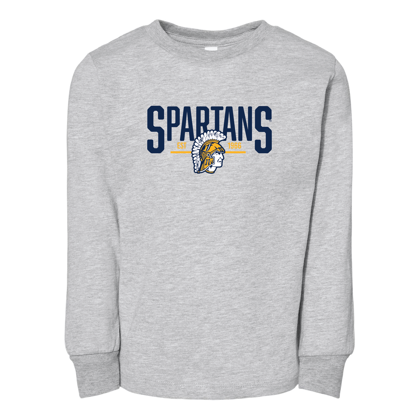Spartans BELLA+CANVAS® Toddler Long Sleeve Tee (3501T)