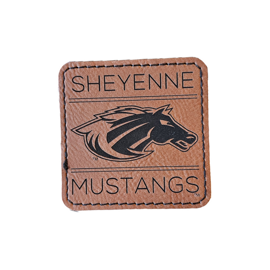 MUSTANGS SQUARE PATCH 0224