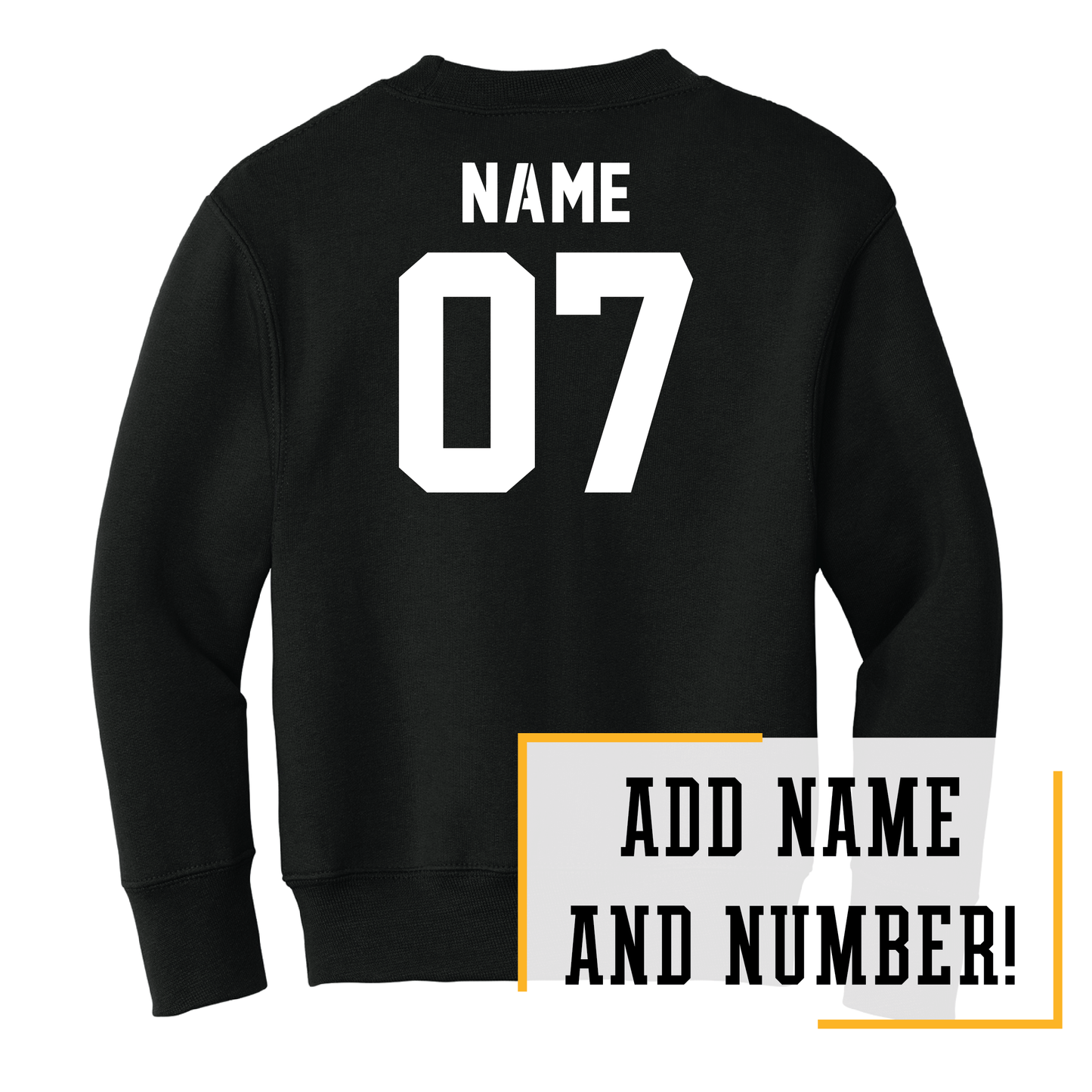 Bruins Port & Co™ Youth Core Fleece Crewneck Sweatshirt (PC78Y)