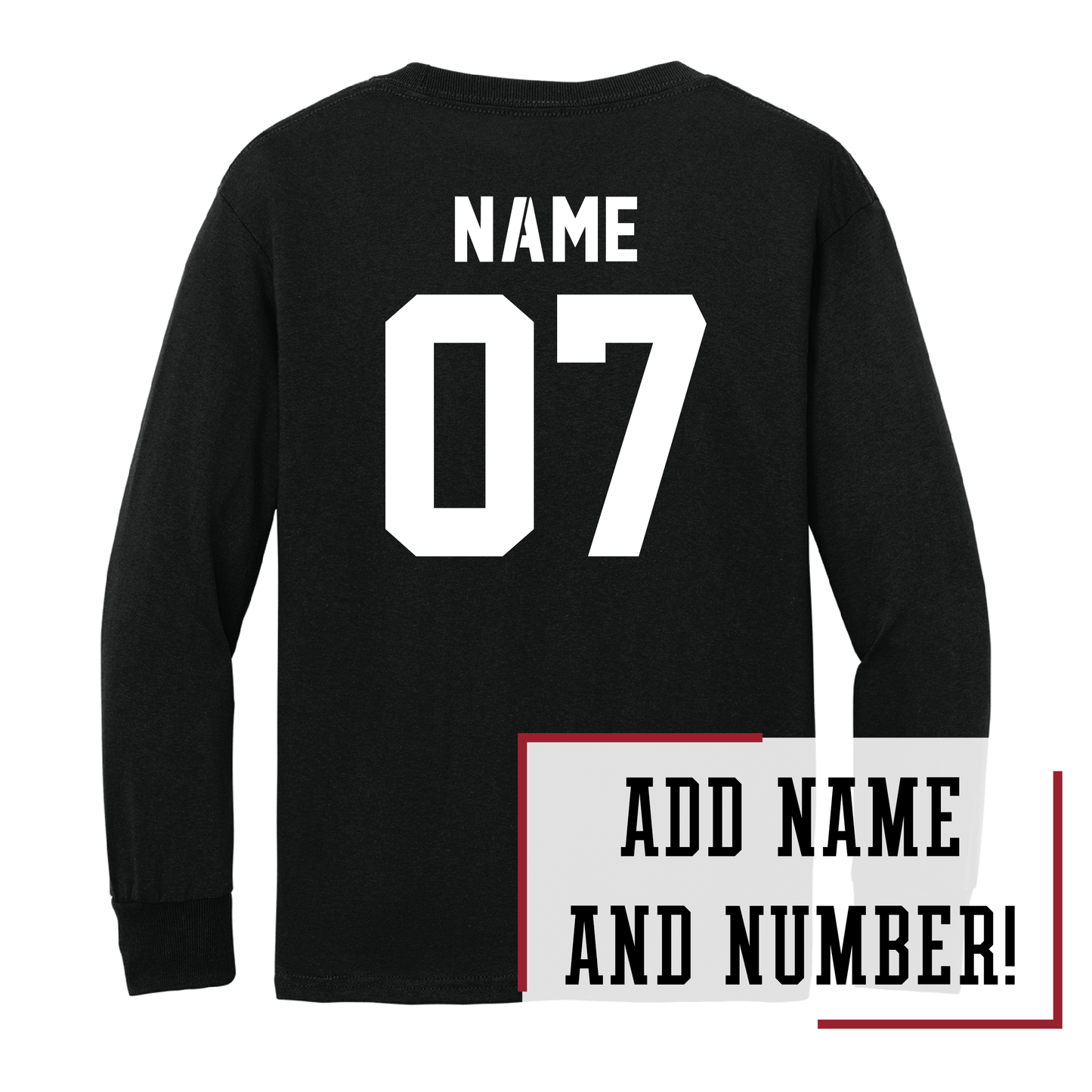 Eagles Port & Co™ Youth Long Sleeve Core Cotton Tee (PC54YLS)