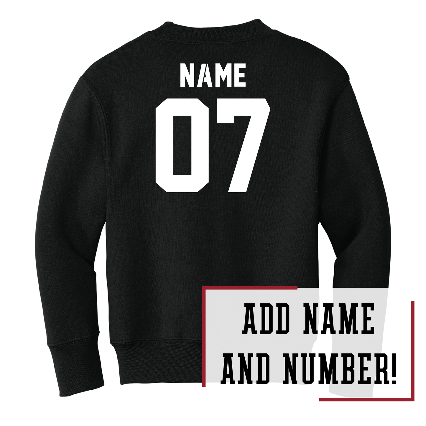 Eagles Port & Co™ Youth Core Fleece Crewneck Sweatshirt (PC78Y)
