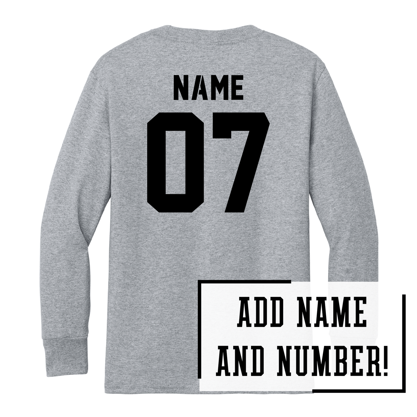Hawks Port & Co™ Youth Long Sleeve Core Cotton Tee (PC54YLS)