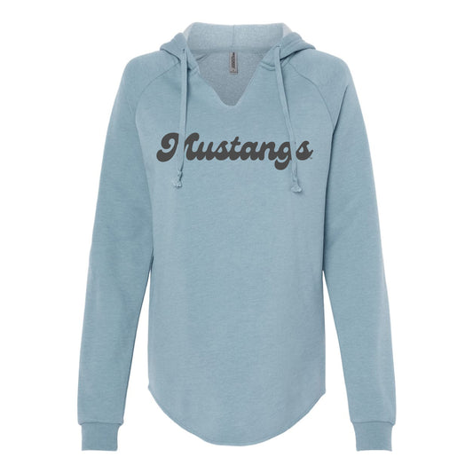 MUSTANGS PUFF LDS L/T HOODIE 0424