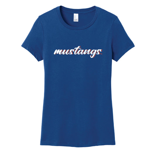 MUSTANGS LDS PFT WT S/S TEE 0824