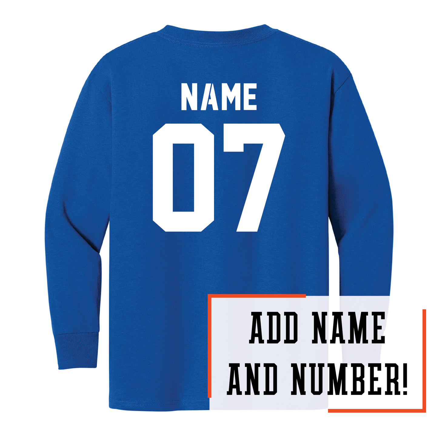 Mustangs Gildan® Youth 100% Cotton Long Sleeve T-Shirt (5400b)