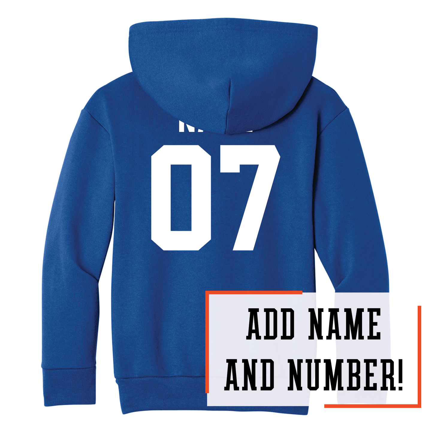 Mustangs Port & Co™ Youth Pullover Hooded Sweatshirt (PC68YH)