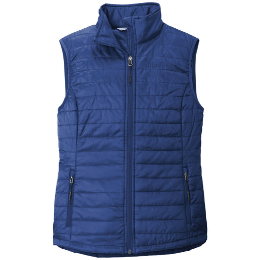 Mustangs Port Authority Ladies Packable Puffy Vest