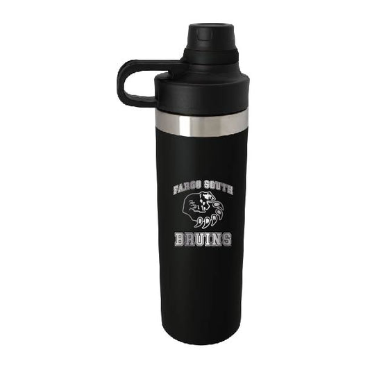 Bruins Laser Engraved Waterbottles Black