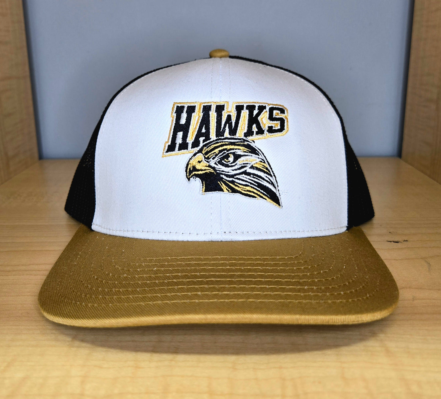 Hawks Standard 4 White/Amber/Black Cap America Cap 1123 OSFM