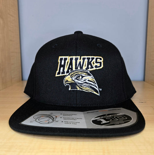 Hawks Standard 4 Black Flexfit 110 Cap 1123