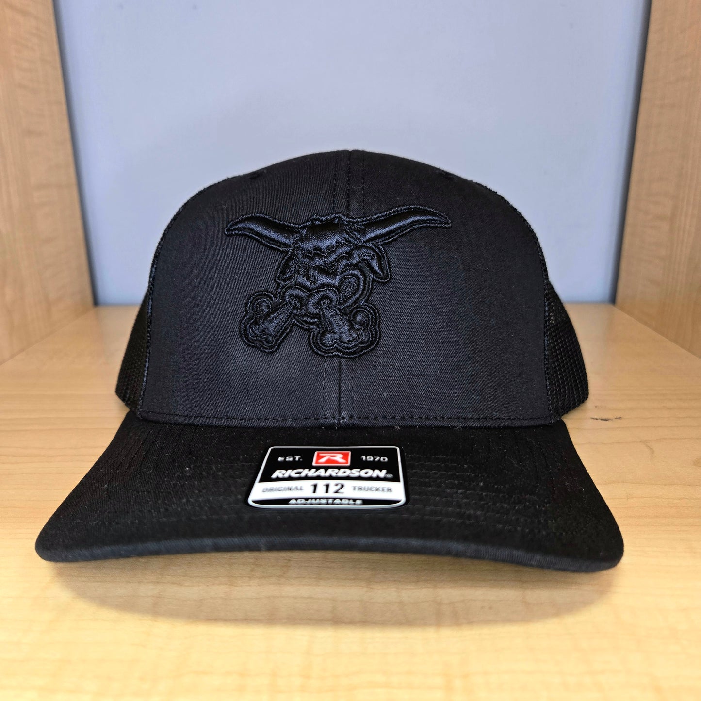Packers Black Puff Trucker Cap