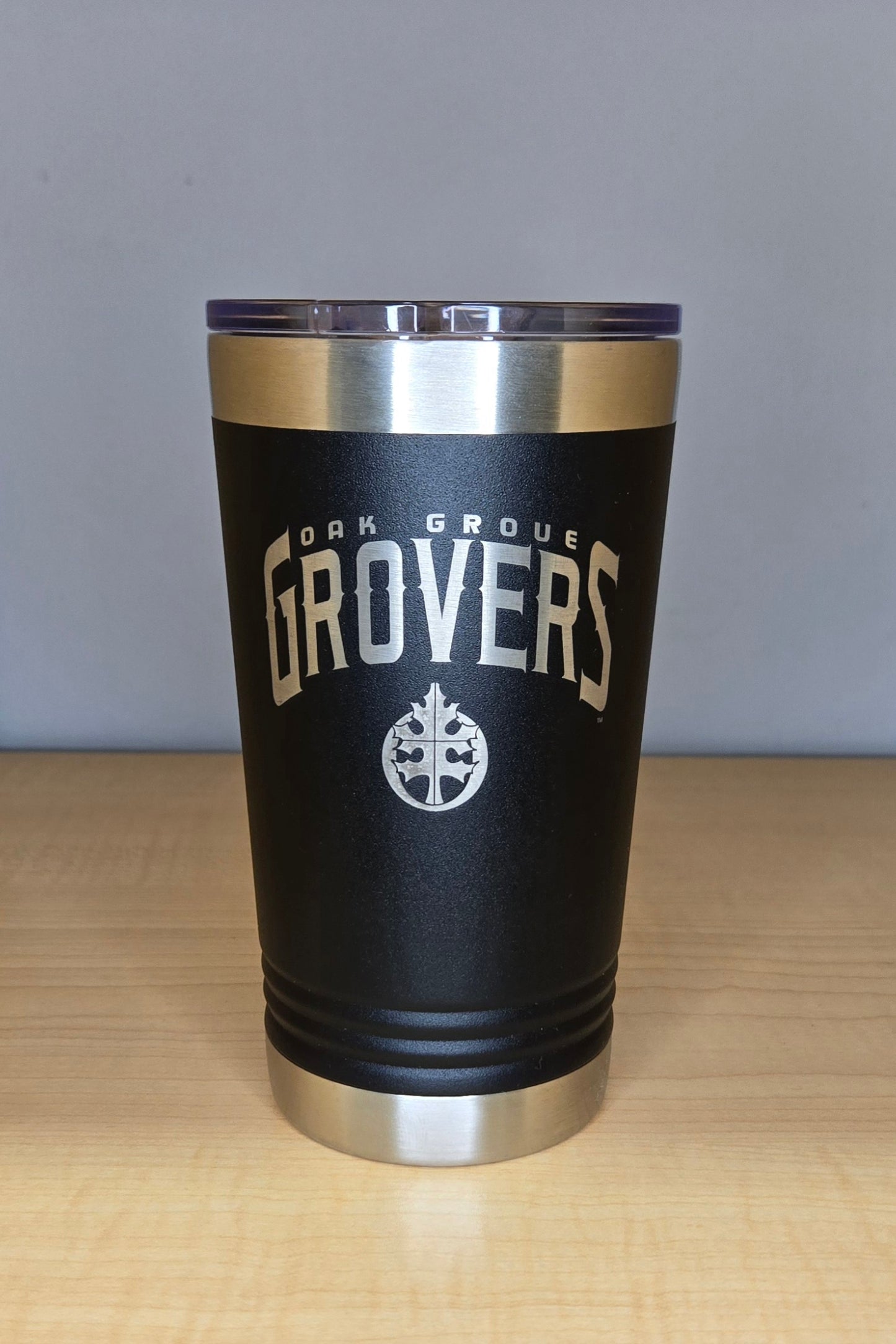 Grovers Black Polar Camel 16 oz. Pint w/ Slider Lid 1123 16 oz.